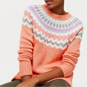 GUC LOFT Fair Isle Sweater Size XS